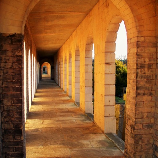 colonnade - sun